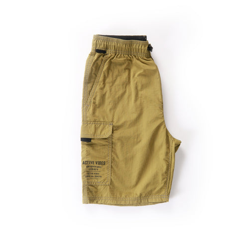 H&M Cargo Shorts Khaki Green - BEAUTY BAR