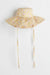 H&M Cotton Twill Sun Hat Yellow/Floral - BEAUTY BAR