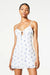 H&M Cut-Out-Detail Chiffon Dress White-Butterflies - BEAUTY BAR