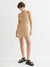 H&M Halterneck Dress Beige - BEAUTY BAR