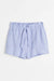 H&M High Wisted Shorts -Blue - BEAUTY BAR