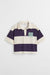 H&M Navy Blue Cropped Rugby Shirt - BEAUTY BAR