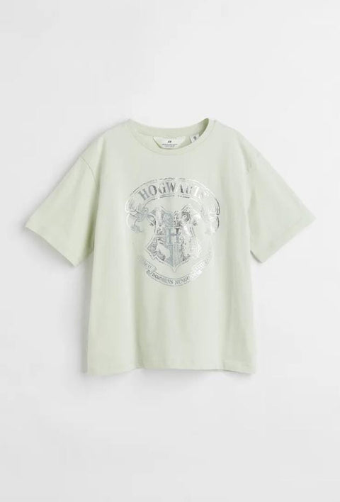 H&M Printed T-shirt Light green/Harry Potter - BEAUTY BAR