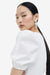 H&M Puff-sleeved top White - BEAUTY BAR