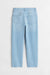 H&M Relaxed Fit High Ankle Jeans Light Denim Blue - BEAUTY BAR