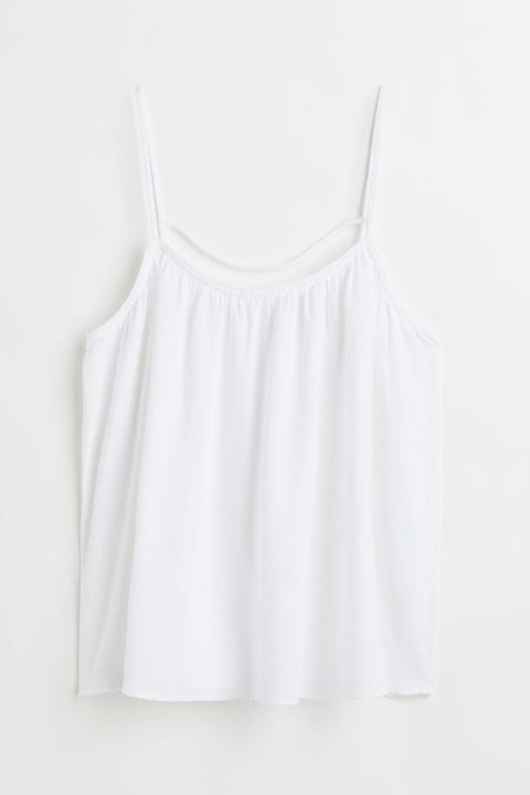 H&M Strappy Top White - BEAUTY BAR