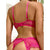 Hot Pink Mesh Set With Silver Chains - BEAUTY BAR