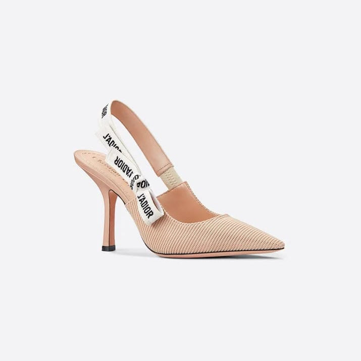 J'adior Slingback Pump Nude Technical Fabric