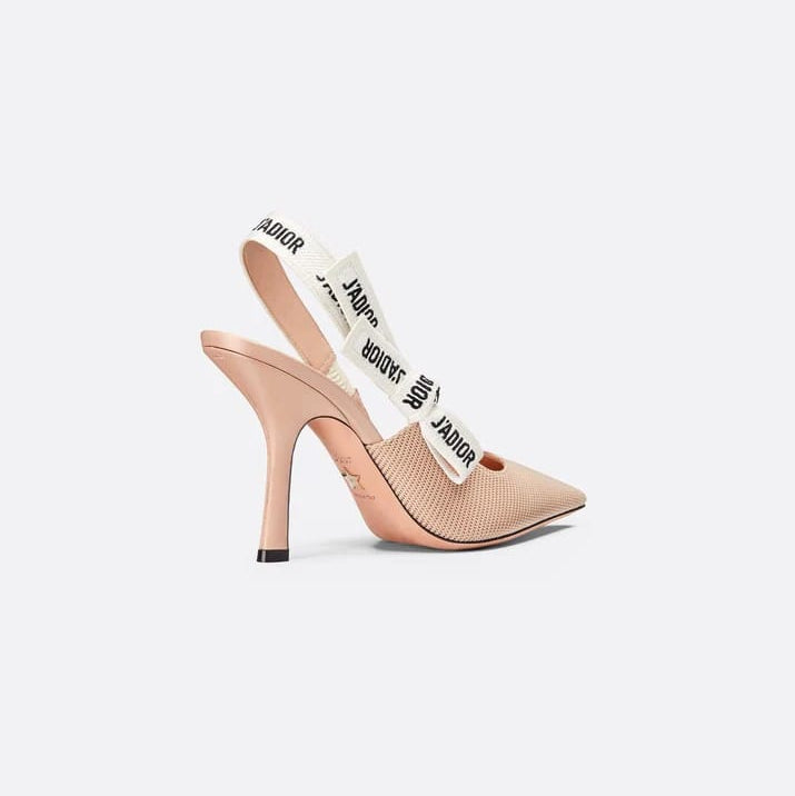 J'adior Slingback Pump Nude Technical Fabric 5