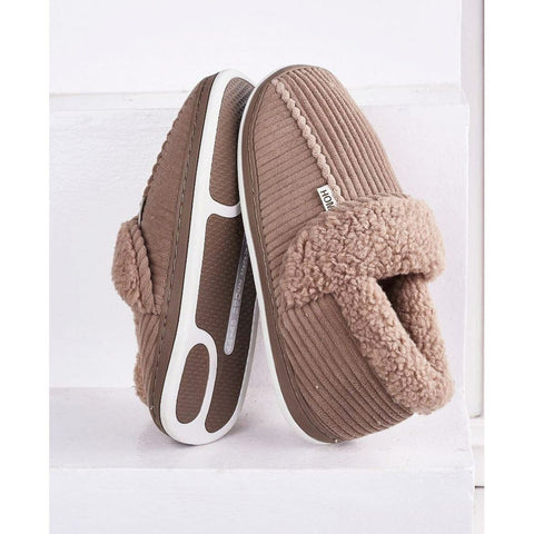 Lightweight Brown Shoe With Anti-slip Rubber Sole - BEAUTY BAR