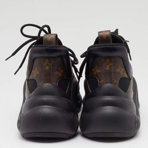 Louis Vuitton Black/Monogram Canvas and Leather Archlight Sneakers - BEAUTY BAR