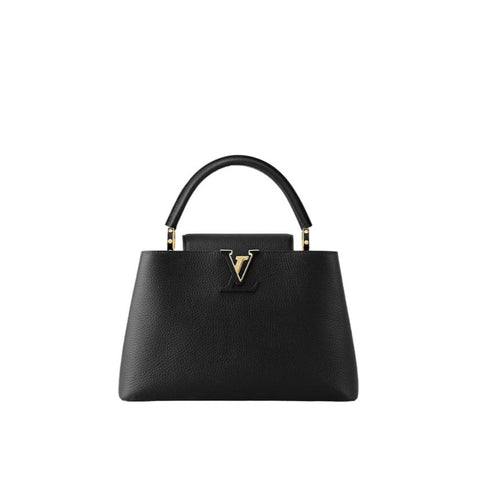 Louis Vuitton | Capucines MM - Luxury Taurillon Leather Black - BEAUTY BAR