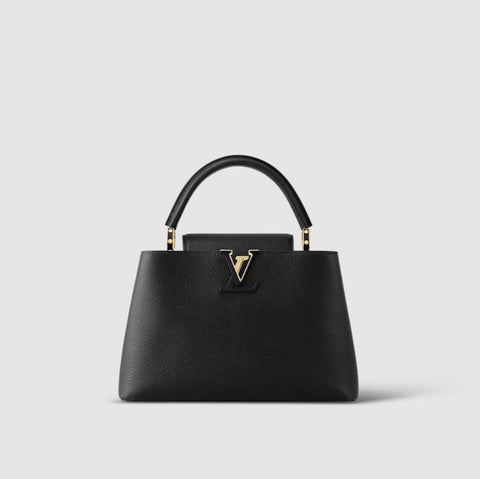 Louis Vuitton | Capucines MM - Luxury Taurillon Leather Black - BEAUTY BAR