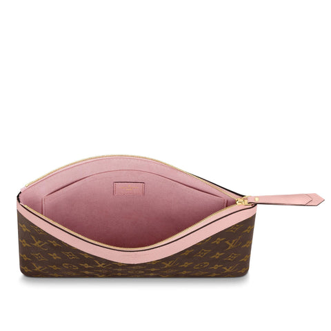 Louis Vuitton Daily Pink Monogram Canvas Clutsh - BEAUTY BAR