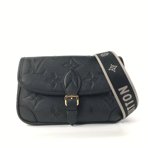 Louis Vuitton Diane Monogram Empreinte Leather Black Bag - BEAUTY BAR