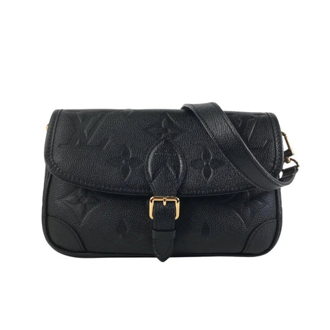 Louis Vuitton Diane Monogram Empreinte Leather Black Bag - BEAUTY BAR