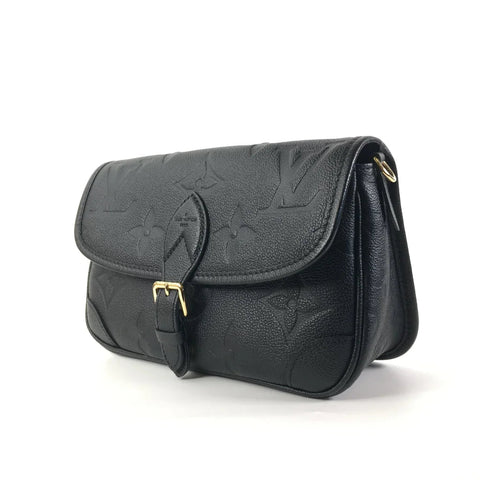 Louis Vuitton Diane Monogram Empreinte Leather Black Bag - BEAUTY BAR