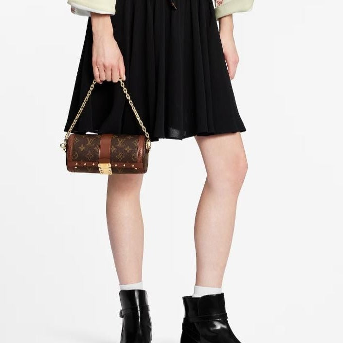 Louis Vuitton Papillon Trunk Bag Brown 10