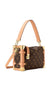 Louis Vuitton Side Trunk Handbag Brown