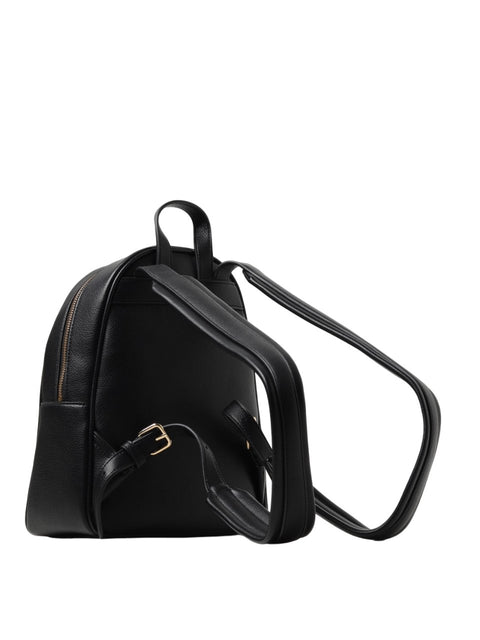 Love Moschino Logo-Lettering Backpack - Black - BEAUTY BAR