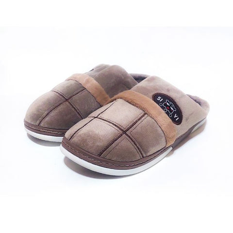 Men's Winter Slippers, Comfortable Cotton Fur Home Shoes - BEAUTY BAR