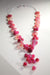 Necklaces Fuchsia Agate With Silver Serma - BEAUTY BAR