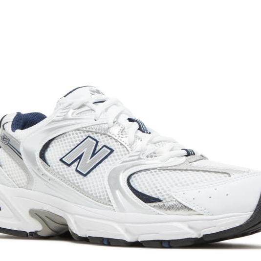 New Balance 530 in White With Natural Indigo 5