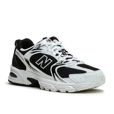 New Balance 530 White & Black Sports Style Sneakers - BEAUTY BAR