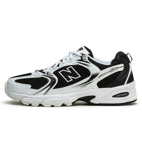 New Balance 530 White & Black Sports Style Sneakers - BEAUTY BAR