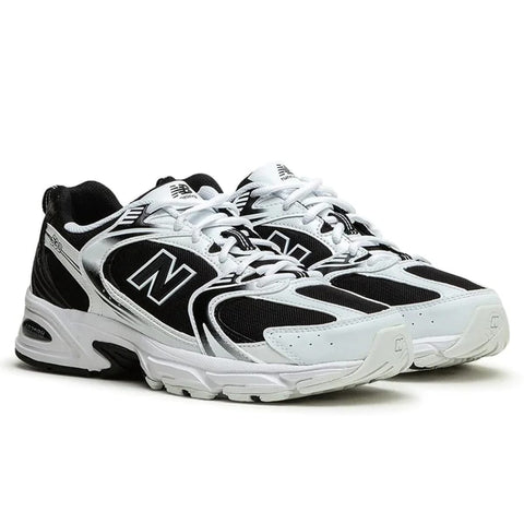 New Balance 530 White & Black Sports Style Sneakers - BEAUTY BAR