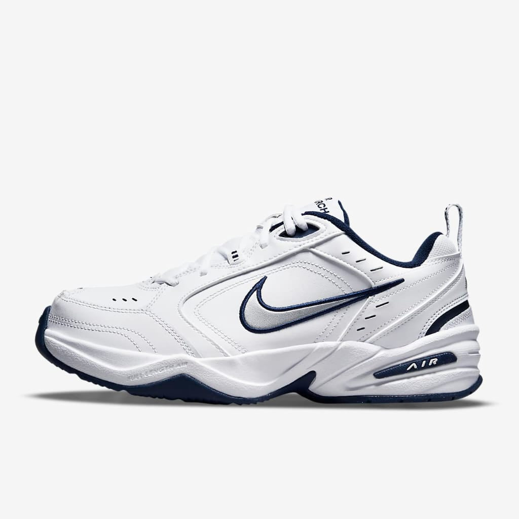 Nike Air Monarch IV Training (White / Midnight Navy) 4