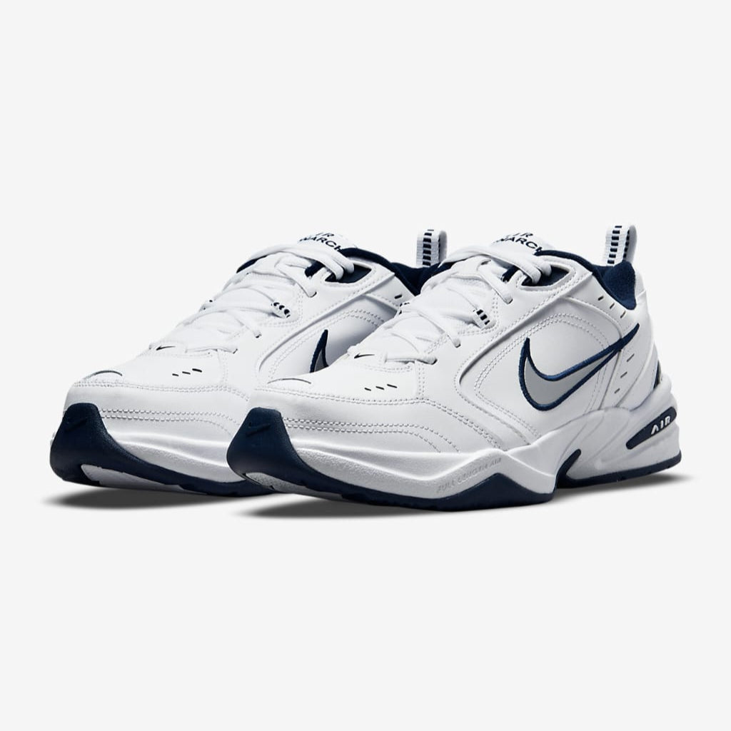 Nike Air Monarch IV Training (White / Midnight Navy) 1