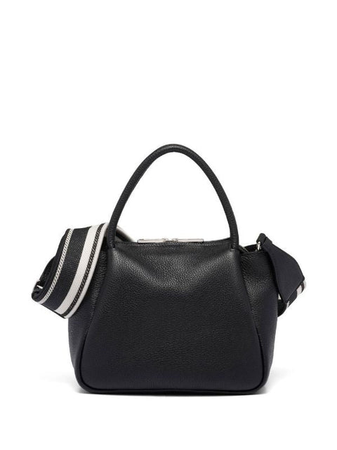 Prada Lettering Top-Handle Bag Black - BEAUTY BAR