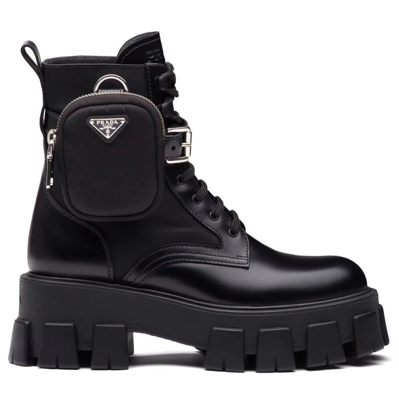 Prada Monolith Nylon Boots 5