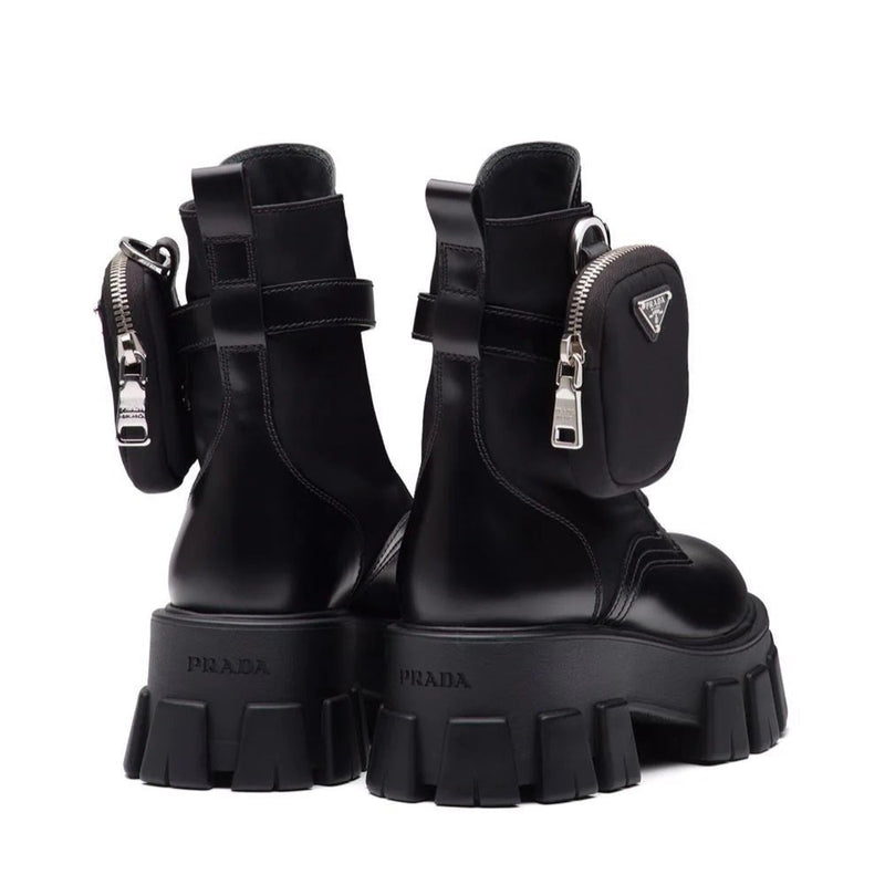 Prada Monolith Nylon Boots 4