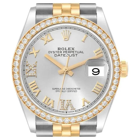 Rolex Datejust Steel Gold and Silver Dial Watch 126283 - BEAUTY BAR