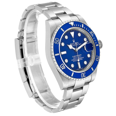Rolex Submariner Date 40mm White Gold Blue Dial (Smurf) 116619LB Box & Papers 2015 - BEAUTY BAR