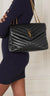 Saint Laurent Loulou Medium Quilted Leather Shoulder Bag Black - BEAUTY BAR
