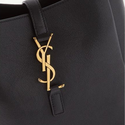Saint Laurent Women's Black Le 5 À 7 Supple Small Leather Shoulder Bag - BEAUTY BAR