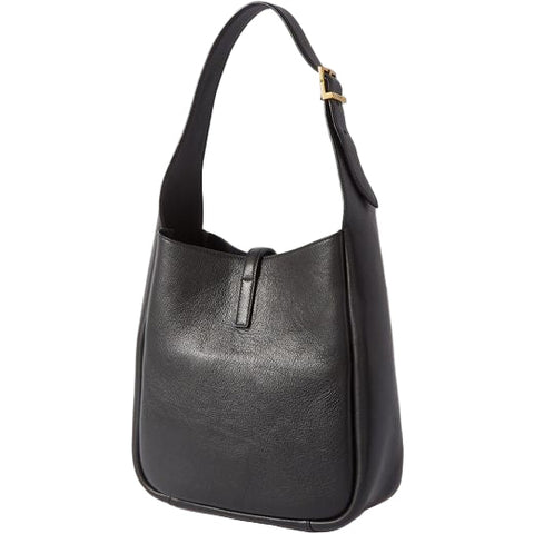 Saint Laurent Women's Black Le 5 À 7 Supple Small Leather Shoulder Bag - BEAUTY BAR
