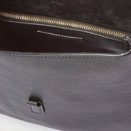 Saint Laurent Women's Black Le 5 À 7 Supple Small Leather Shoulder Bag - BEAUTY BAR