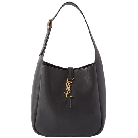 Saint Laurent Women's Black Le 5 À 7 Supple Small Leather Shoulder Bag - BEAUTY BAR