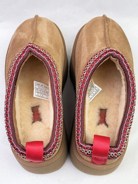 UGG Women's Tazz Platform Slippers in Chestnut - BEAUTY BAR