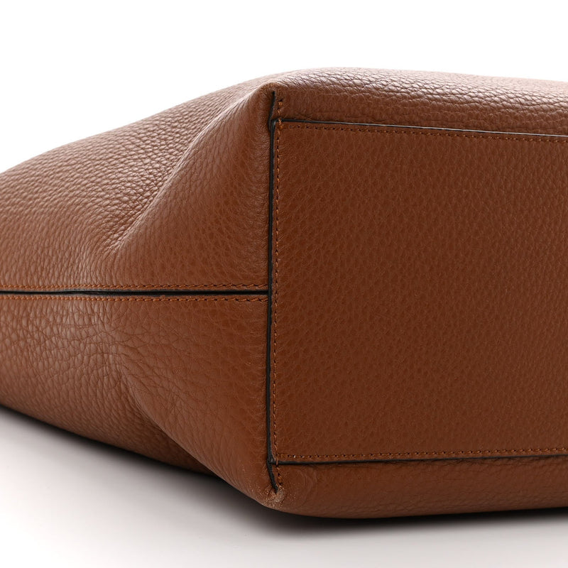 حقيبة فالنتينو جارافاني روكستد الجلدية - بني سادل 5