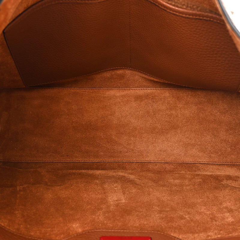 حقيبة فالنتينو جارافاني روكستد الجلدية - بني سادل 3