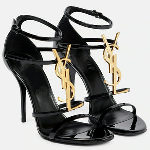 Yves Saint Laurent Cassandra 100 Leather Sandals