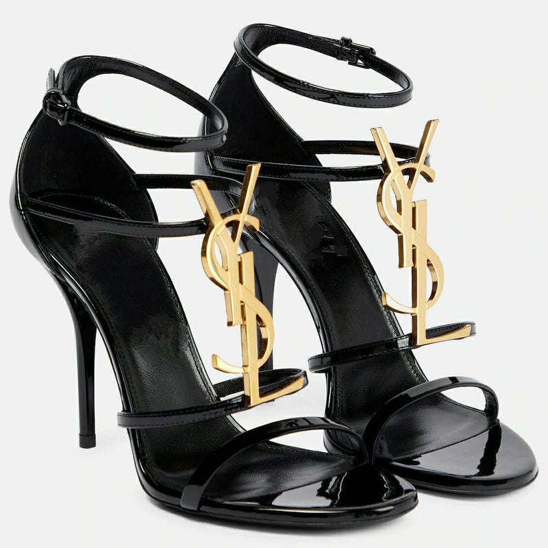 Yves Saint Laurent Cassandra 100 Leather Sandals