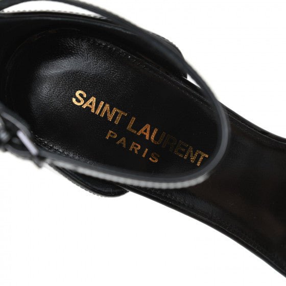 Yves Saint Laurent Opyum 110 Sandals Black Gold 6