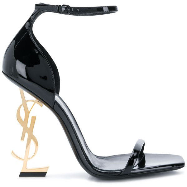 Yves Saint Laurent Opyum 110 Sandals Black Gold 2