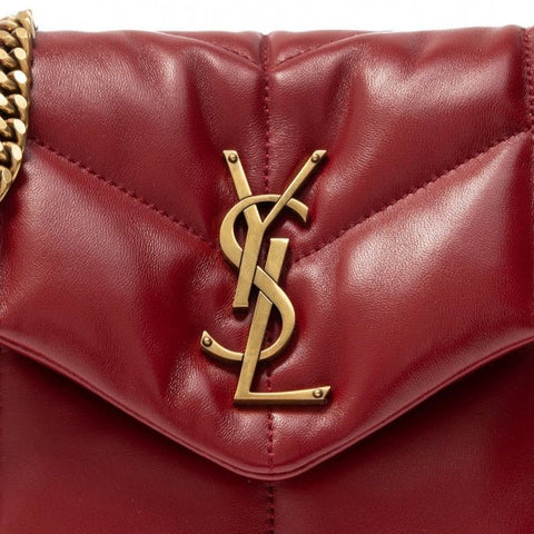 Yves Saint Laurent Red ‘Puffer’ Shoulder Bag - BEAUTY BAR